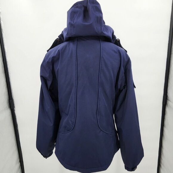 NILS Women's Navy Softshell Ski Jacket Snow Snowboard Size 10 - Picture 10 of 16